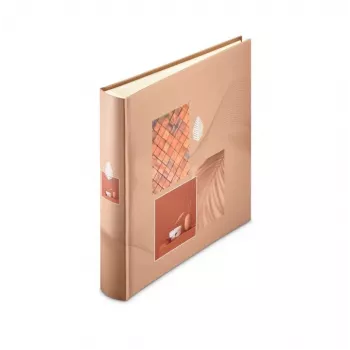 Hama Singo II fotoalbums Terakotas krāsa 100 loksnes Grāmatas iesējums