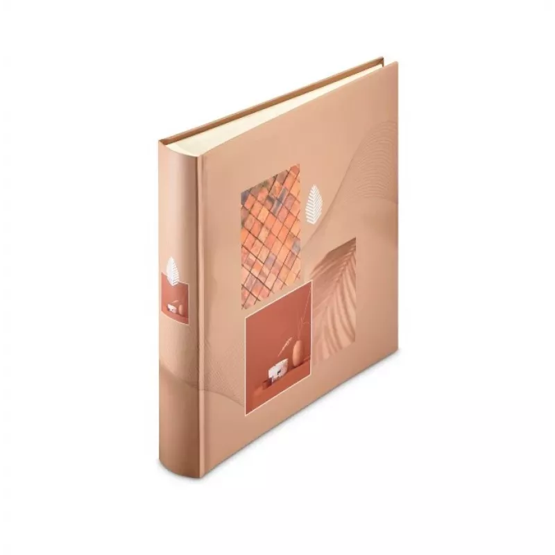 Hama Singo II fotoalbums Terakotas krāsa 100 loksnes Grāmatas iesējums