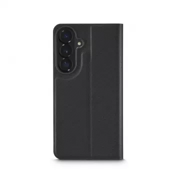 HAMA folio mobilā tālruņa maciņš 17 cm (6,7 collu) ekrāniem — saderīgs ar Samsung Galaxy S26+, melns, 2 karšu kabatiņas, galda statīvs