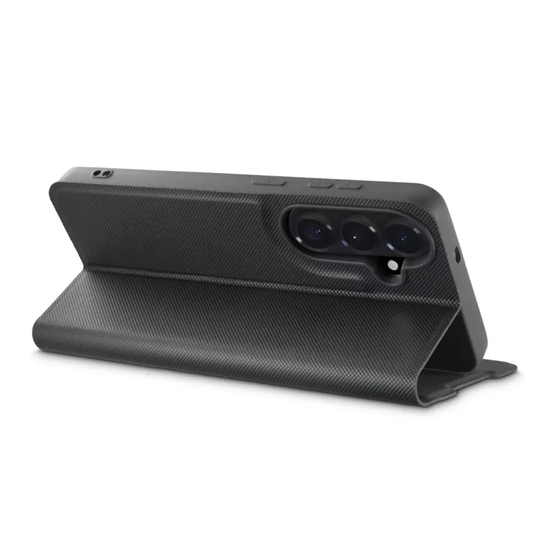 HAMA folio mobilā tālruņa maciņš 17 cm (6,7 collu) ekrāniem — saderīgs ar Samsung Galaxy S26+, melns, 2 karšu kabatiņas, galda statīvs