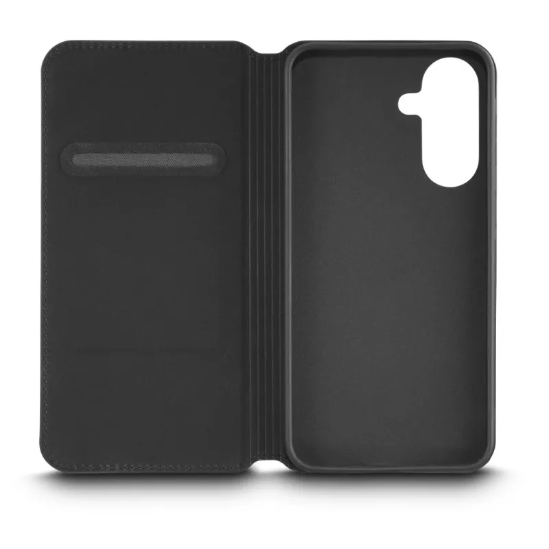 Mobilā tālruņa maciņš Hama 00039062 — balta Diamonds grāmatiņas tipa folija maciņš Samsung Galaxy A37 5G, melns, 1 gab.