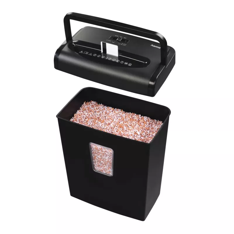 Hama Premium M8 papīra smalcinātājs Mikrogriezuma smalcināšana 68 dB 22 cm Melns