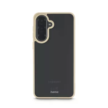 HAMA Frame Protect mobilā tālruņa vāciņš Samsung Galaxy A57 5G — pārsega tips, piemērots 6,7 collu (17 cm) ekrānam, smilškrāsas caurspīdīgs