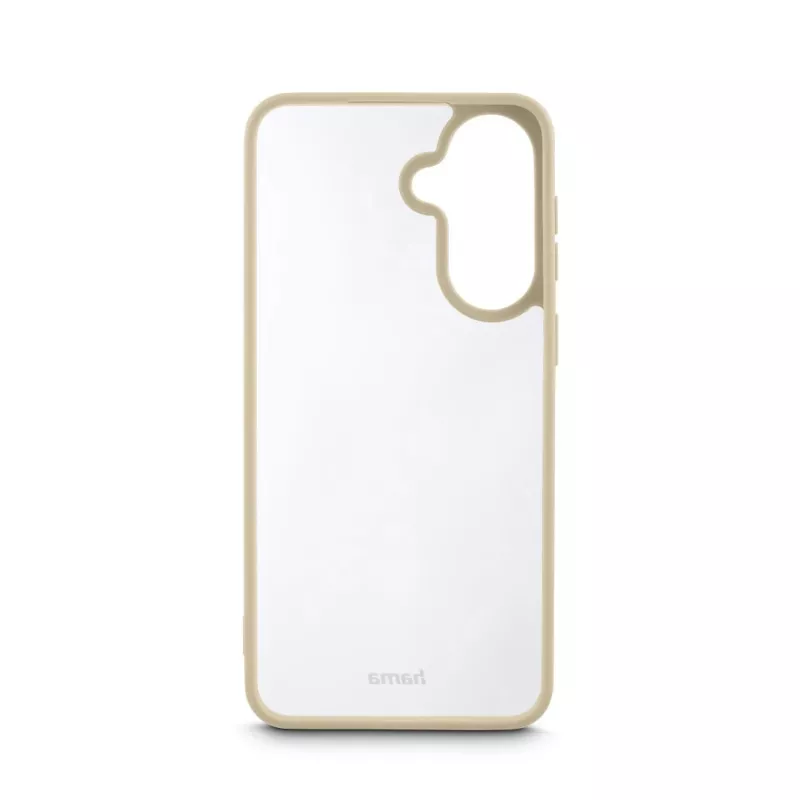 HAMA Frame Protect mobilā tālruņa vāciņš Samsung Galaxy A57 5G — pārsega tips, piemērots 6,7 collu (17 cm) ekrānam, smilškrāsas caurspīdīgs