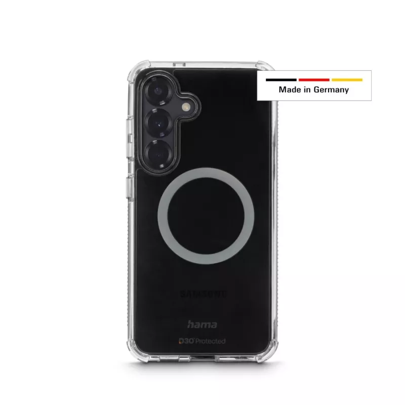 Mobilā tālruņa vāciņš HAMA Extreme Protect Samsung Galaxy S25 FE, 17 cm (6,7 collas), caurspīdīgs