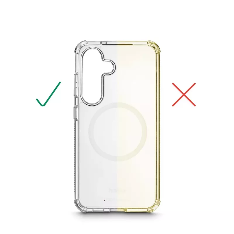 Mobilā tālruņa vāciņš HAMA Extreme Protect Samsung Galaxy S25 FE, 17 cm (6,7 collas), caurspīdīgs