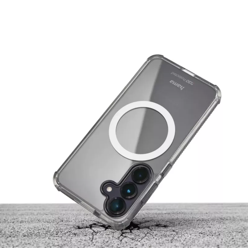 Mobilā tālruņa vāciņš HAMA Extreme Protect Samsung Galaxy S25 FE, 17 cm (6,7 collas), caurspīdīgs