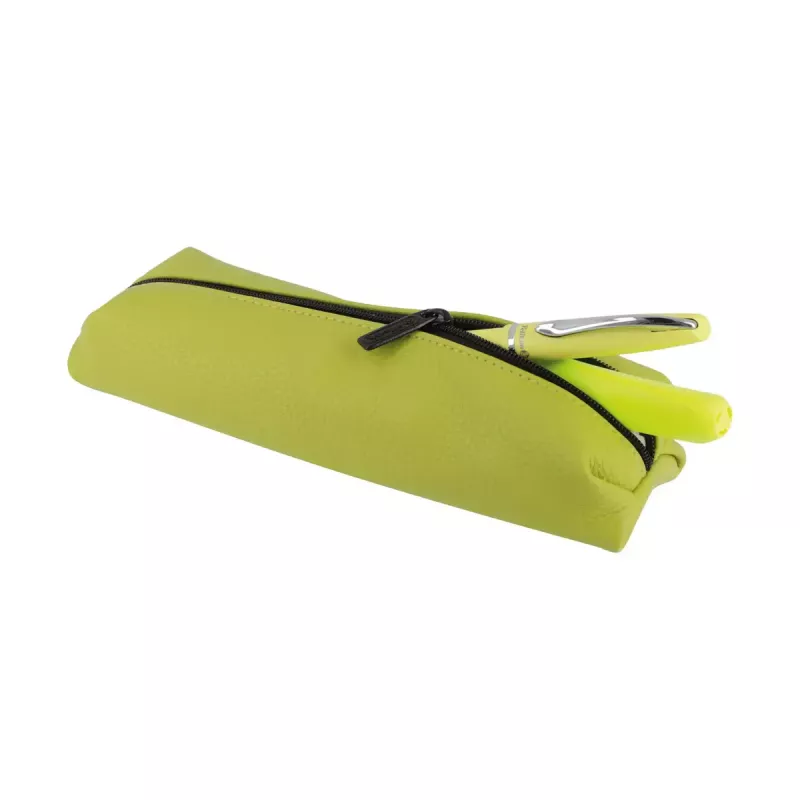 Penālis Herlitz Origami Apple Soft Polyurethane zaļa 200x65x35mm