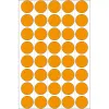 HERMA 2254 daudzfunkciju uzlīmes, gaismojoši oranžas, apaļas, 19 mm