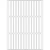 Universālas etiķetes HERMA 6x50 mm balts papīrs matēts 1248 gab.