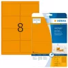 Pašlīmējošā printera etiķete HERMA Neon etiķetes A4 99,1x67,7 mm