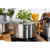 ZWILLING Multi Pot TrueFlow 66920-004-0 — nerūsējošā tērauda katls ar stikla vāku, piemērots mazgāšanai trauku mašīnā un lietošanai cepeškrāsnī, derīgs halogēnām plīts virsmām