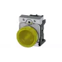 Siemens 3SU1152-6AA30-1AA0 trauksmes gaismas indikators 24 V Dzeltens