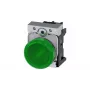 Siemens 3SU1152-6AA40-1AA0 trauksmes gaismas indikators 24 V Zaļš