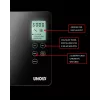 Unold 48845 saldējuma aparāts Kompresora saldējuma aparāts 2 L 180 W Melna, Nerūsējošais tērauds