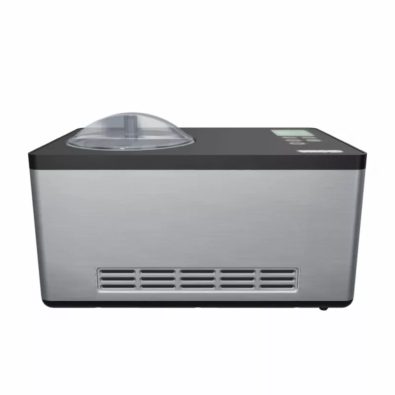 Unold 48845 saldējuma aparāts Kompresora saldējuma aparāts 2 L 180 W Melna, Nerūsējošais tērauds