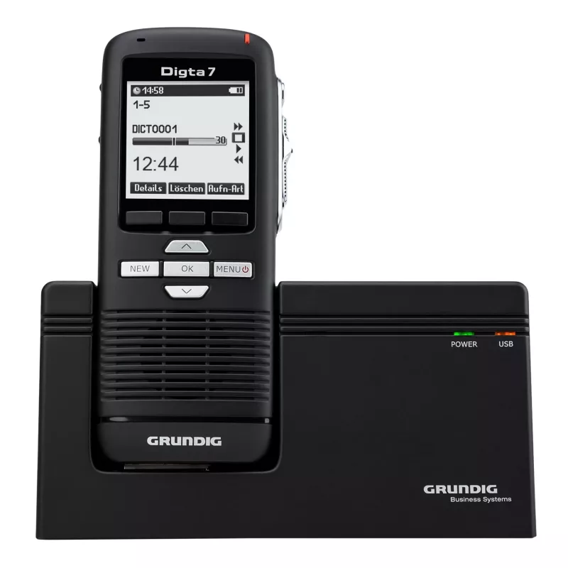 Grundig Digta 7 Stand-Alone Kit iekšējā atmiņa un zibatmiņas karte melnā krāsā