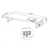 Equip 650881 galda monitora statīvs ar USB