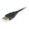 Equip USB uz paralēlā porta adaptera kabelis, melns, USB A, Centronics 36, 60 g, 1 gab., 175 mm