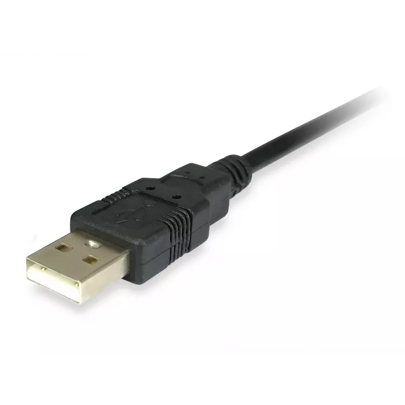 Equip USB uz paralēlā porta adaptera kabelis, melns, USB A, Centronics 36, 60 g, 1 gab., 175 mm