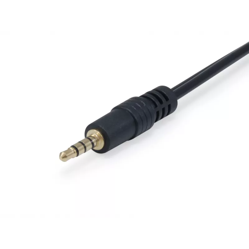 Equip 147943 audio kabelis 1,5 m 2 x 3,5 mm 3,5 mm Melns
