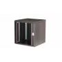 Pie sienas stiprināma iekārta Equip Pro Mount 19 inch Skapis 12U 600X600MM Melns