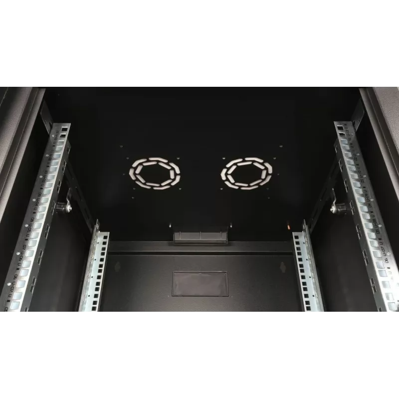 Pie sienas stiprināma iekārta Equip Pro Mount 19 inch Skapis 12U 600X600MM Melns