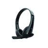 Vadu austiņas CONCEPTRONIC POLONA06B3T, stereo 3.5 mm, trokšņu slāpējošs mikrofons, supraaurālas, 20–20000 Hz, 1,8 m kabelis, melnas