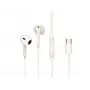 Vadu ievietojamo austiņu komplekts CONCEPTRONIC BRENDAN02W USB-C, ievietojamās, 20–20000 Hz, 1,2 m kabelis, balts