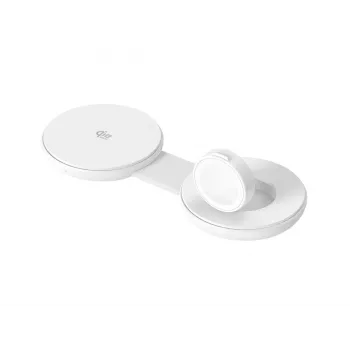 Conceptronic GORGON04W 2-in-1 salokāma magnētiska Qi2 25 W bezvadu lādētājs