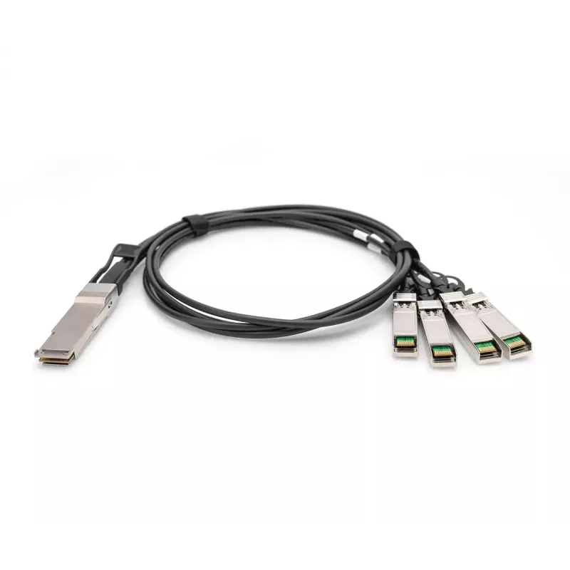 Digitus 40G QSFP+ uz 4×SFP+ tiešā savienojuma kabelis 2 m