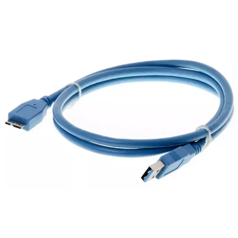 USB kabelis Helos 014688 USB 3.2 Gen 1 1m Zils