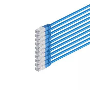 Tīkla kabelis S/CONN 75711-H0.25B-SET10 zils 0,25 m