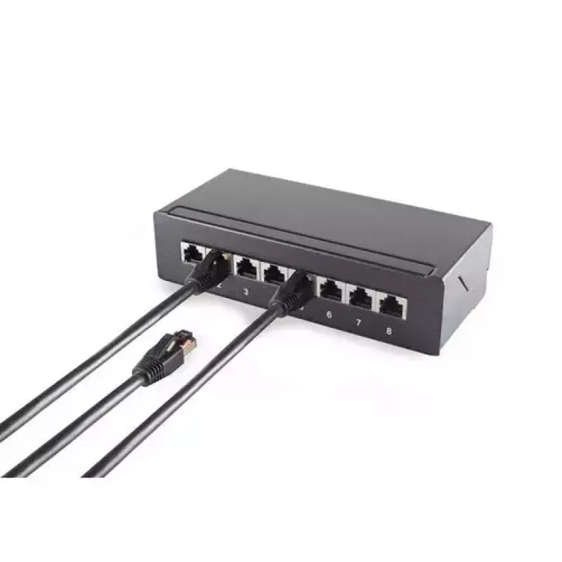 Tīkla kabelis S/CONN 08-41015 melns 0,5m Cat8.1 F/FTP