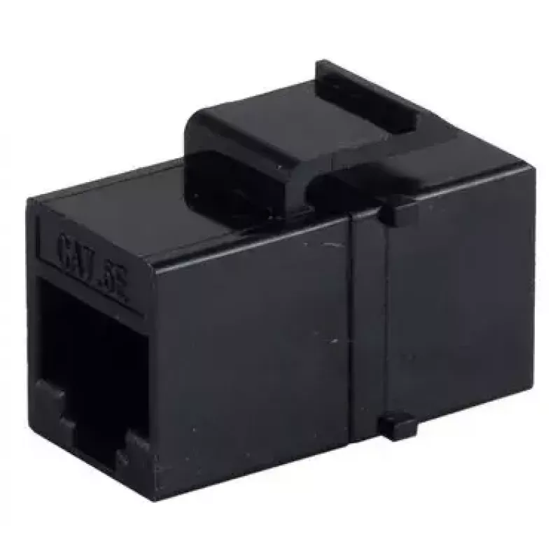Keystone modulis ShiverPeaks S/CONN 08-10005 plakans melns RJ-45