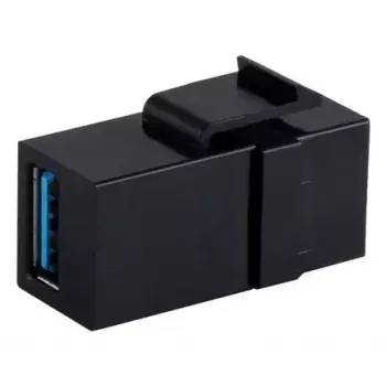 Keystone modulis ShiverPeaks S/CONN 08-10041 plakans melns USB A