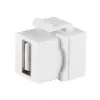 Keystone Module ShiverPeaks 08-10044 plakans balta USB A