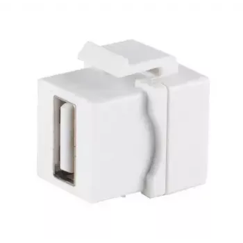 Keystone Module ShiverPeaks 08-10044 plakans balta USB A