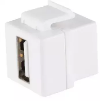 Keystone Module ShiverPeaks 08-10044 plakans balta USB A