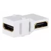 Keystone Module ShiverPeaks S/CONN 08-10051 leņķveida balts HDMI