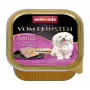 Mitrā suņu barība animonda Vom Feinsten Gourmet Core — Vistas gaļa, ola un šķiņķis, 150 g paplāte, bez graudiem, pieaugušiem mazu šķirņu suņiem (5–10 kg)