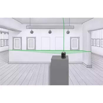 Līnijas līmeņrādis Laserliner PocketCross-Laser 2G Horizontāls Vertikāls Daudzkrāsu