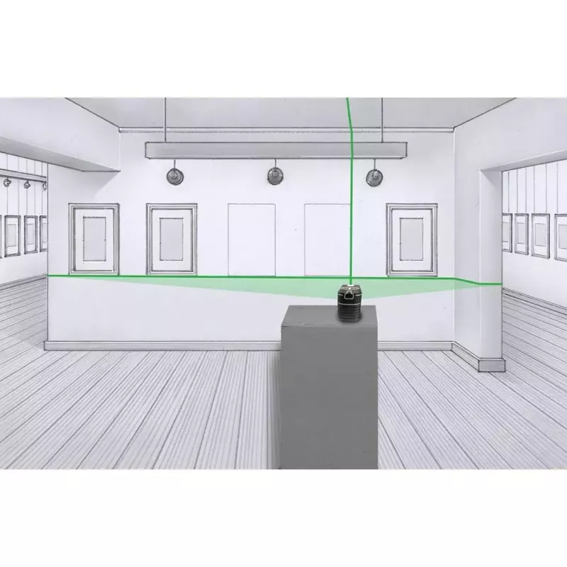 Līnijas līmeņrādis Laserliner PocketCross-Laser 2G Horizontāls Vertikāls Daudzkrāsu