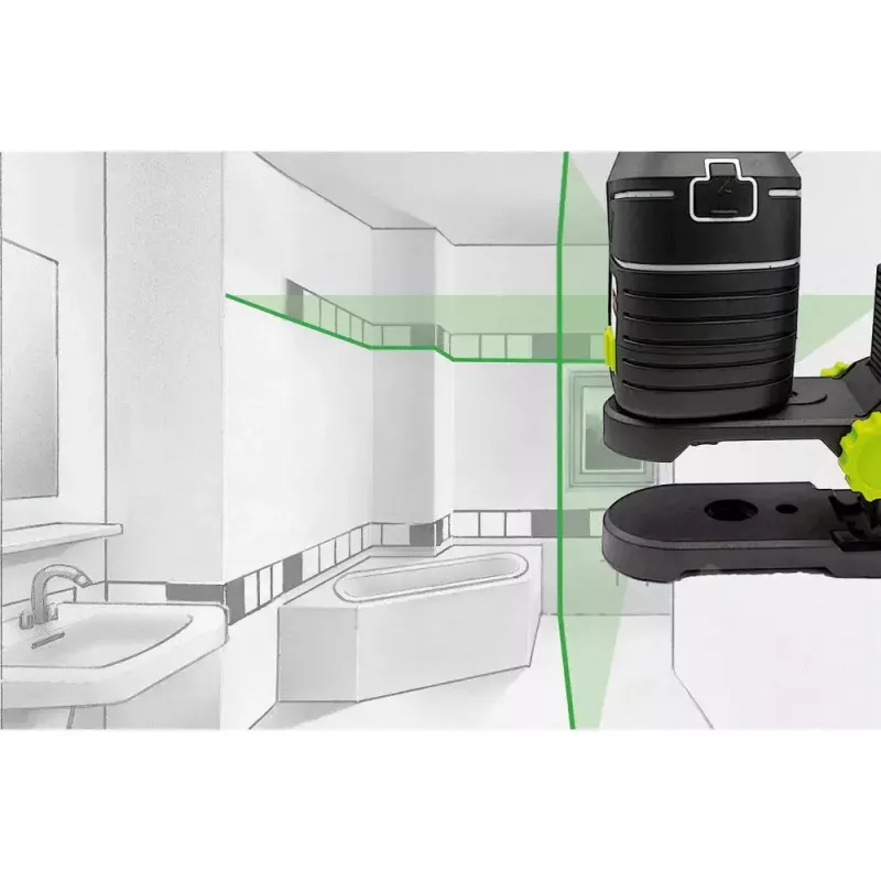 Līnijas līmeņrādis Laserliner PocketCross-Laser 2G Horizontāls Vertikāls Daudzkrāsu