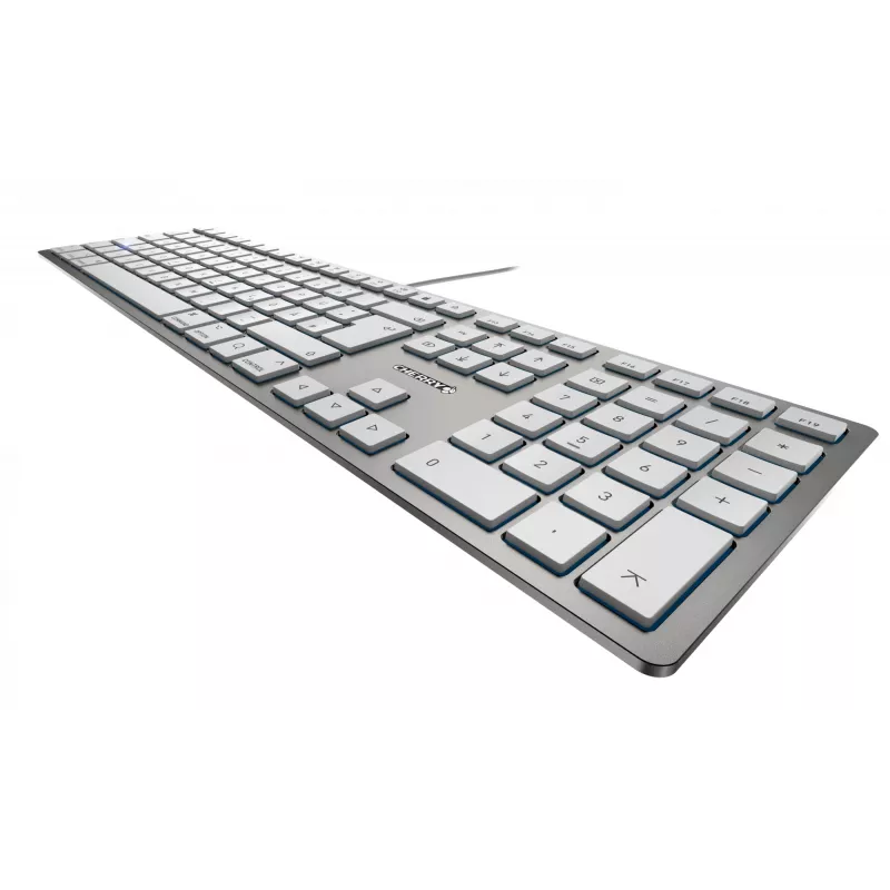 CHERRY KC 6000 plāns FOR MAC vadu tastatūra, sudraba/balta, USB (QWERTY - UK)
