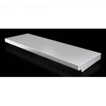 Plaukta augšējā daļa Rittal AX 2473.010 — nerūsējošais tērauds, augstums 37 mm, svars 2.12 kg