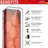 Displex Full Cover ekrāna aizsargs Apple iPhone 13 mini rūdīts stikls
