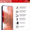 Displex ekrāna aizsargs + vāciņš Samsung Galaxy A53 5G rūdītajam stiklam