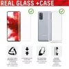 Displex ekrāna aizsargs + vāciņš Samsung Galaxy A53 5G rūdītajam stiklam