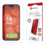 Displex ekrāna aizsargstikls + futrālis Apple iPhone 16 Plus, Eco montāžas rāmis, izturīgs pret skrāpējumiem